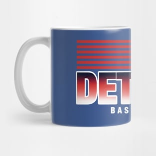Detroit basketball vintage Mug